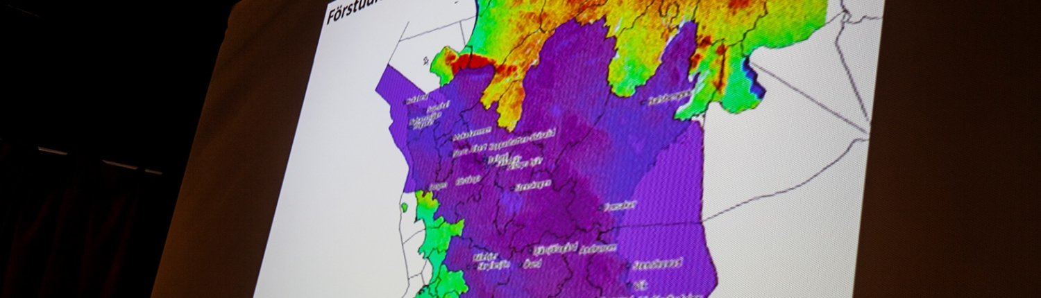 Ola Göransson från GeoForum Skåne berättar om arbetet att få Skåne till en GeoPark under UNESCO